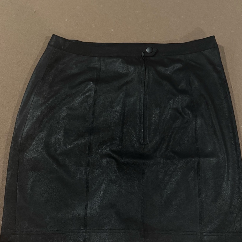 Free People Leather Skirt